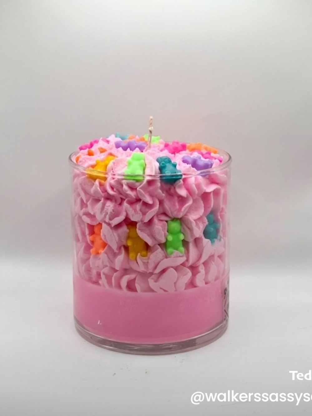 Pink Gummy Bear Candle - Picture 2 of 4
